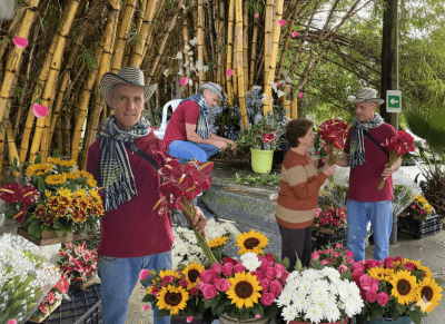 Carlos y las flores